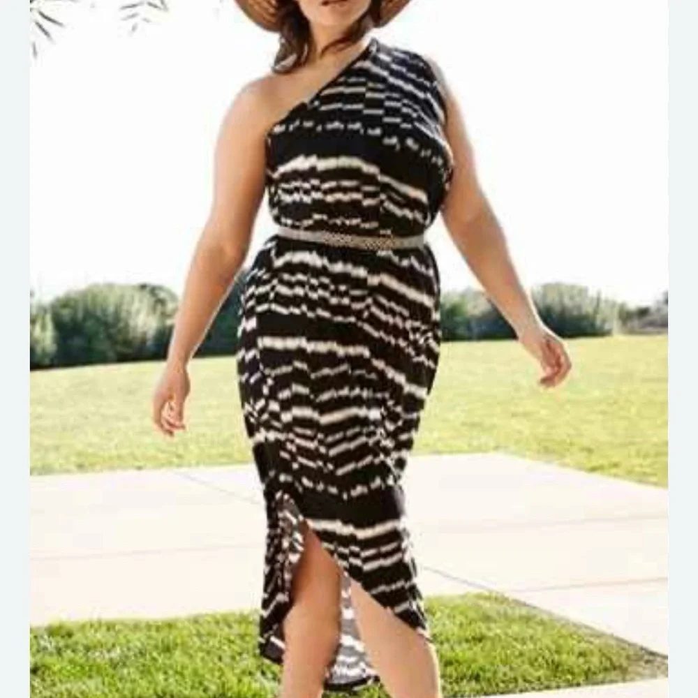 City Chic one Shoulder dress - Picture 1 of 6